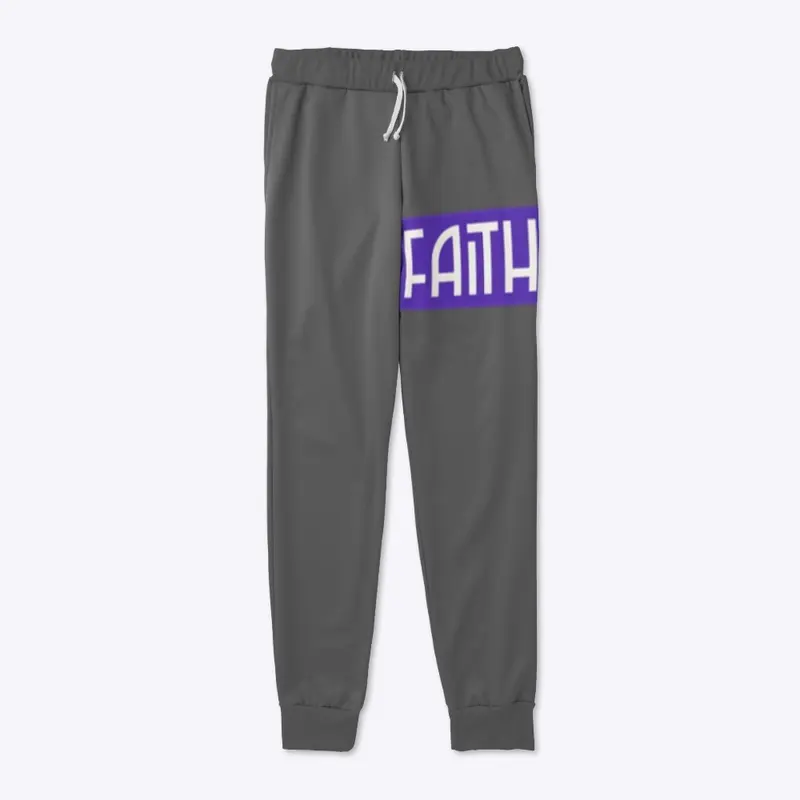 Faith Print Joggers